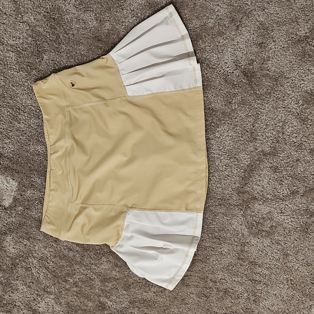 Jack Smith Beige white tennis athletic skort NWOT Size Large